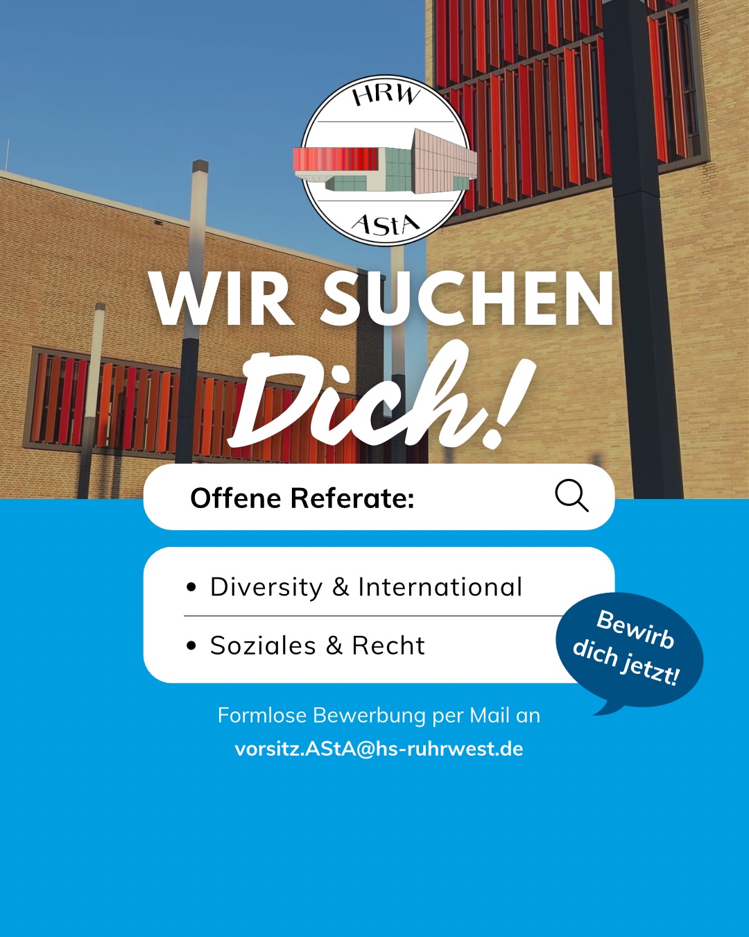 AStA sucht neue Referentinnen und Referenten
